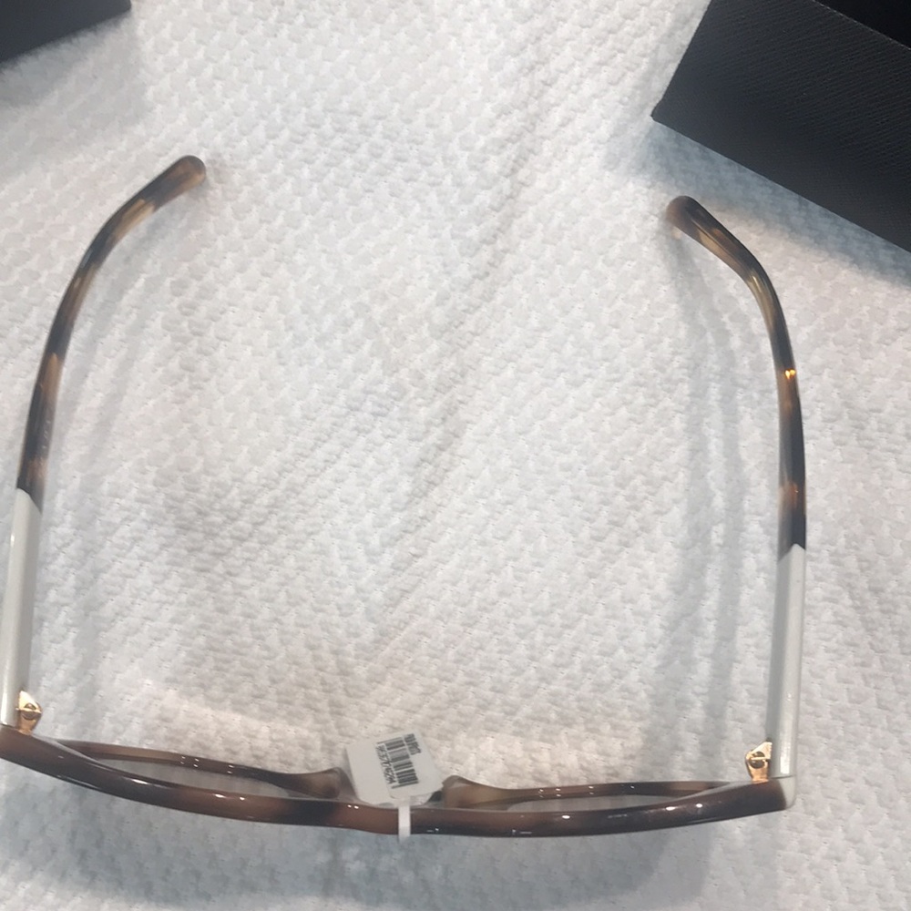 Rare discontinued Prada 11T striped dark brown womens sunglass. New with tags. - Picture 4 of 9